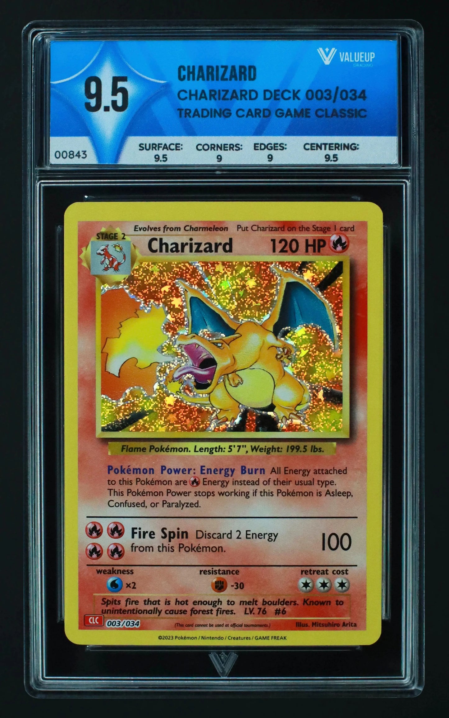 00843 CHARIZARD Grading Card