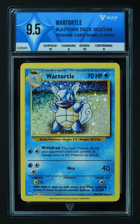 00845 WARTORTLE Grading Card