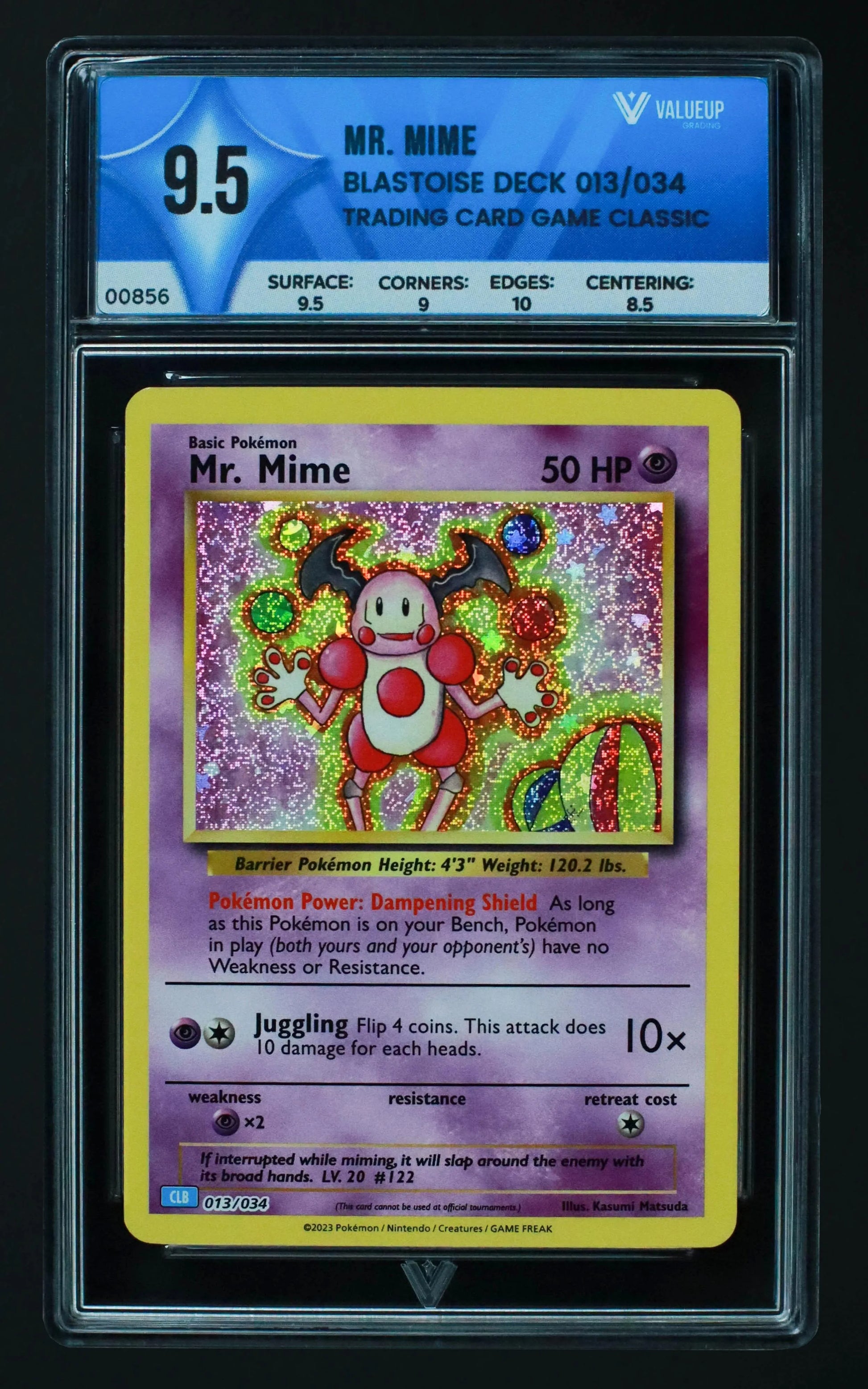 00856 MR. MIME Grading Card