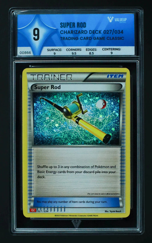 00866 SUPER ROD Grading Card