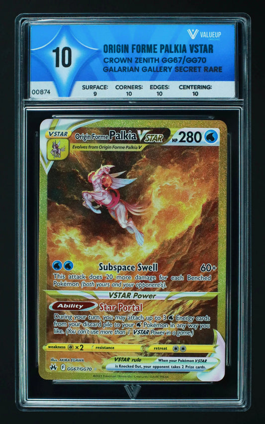 00874 ORIGIN FORME PALKIA VSTAR Grading Card