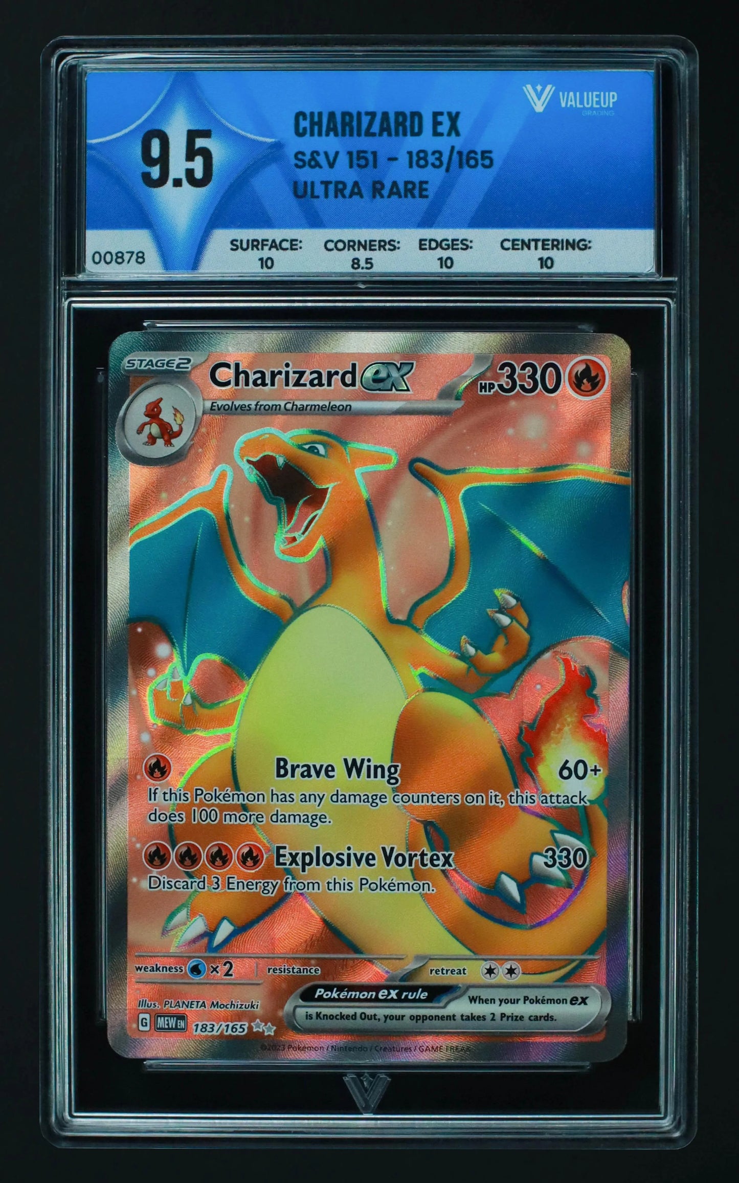 00878 CHARIZARD EX Grading Card