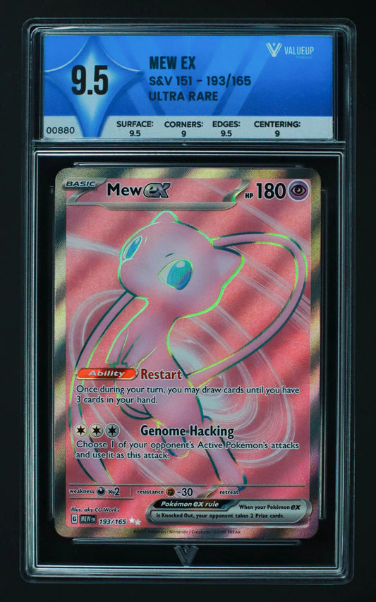 00880 MEW EX Grading Card