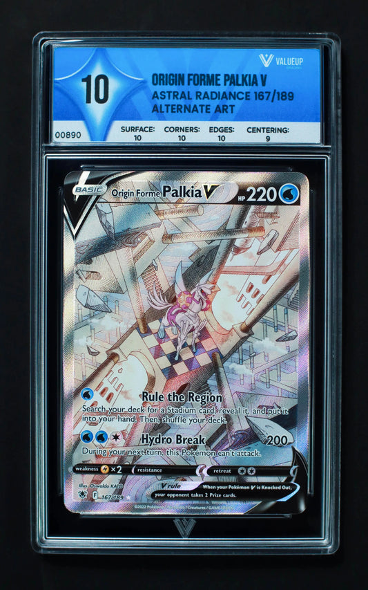 00890 ORIGIN FORME PALKIA V Grading Card
