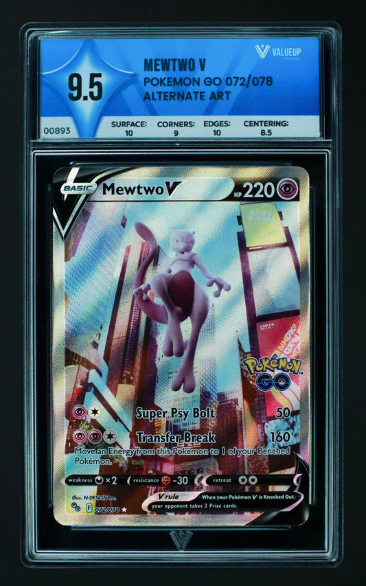 00893 MEWTWO V Grading Card