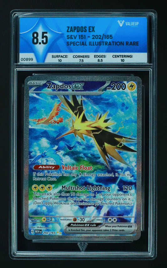00899 ZAPDOS EX Grading Card