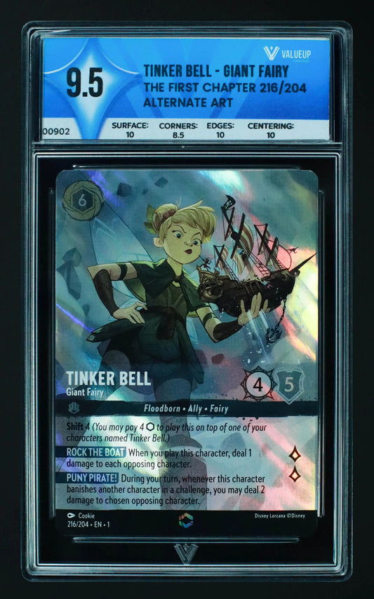 00902 TINKER BELL - GIANT FAIRY Grading Card