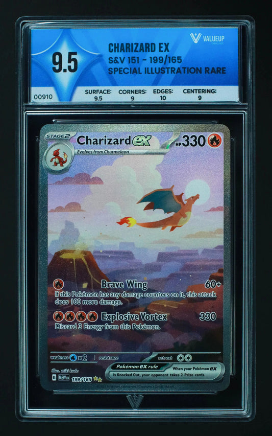 00910 CHARIZARD EX Grading Card
