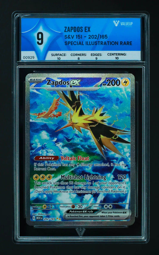 00929 ZAPDOS EX Grading Card