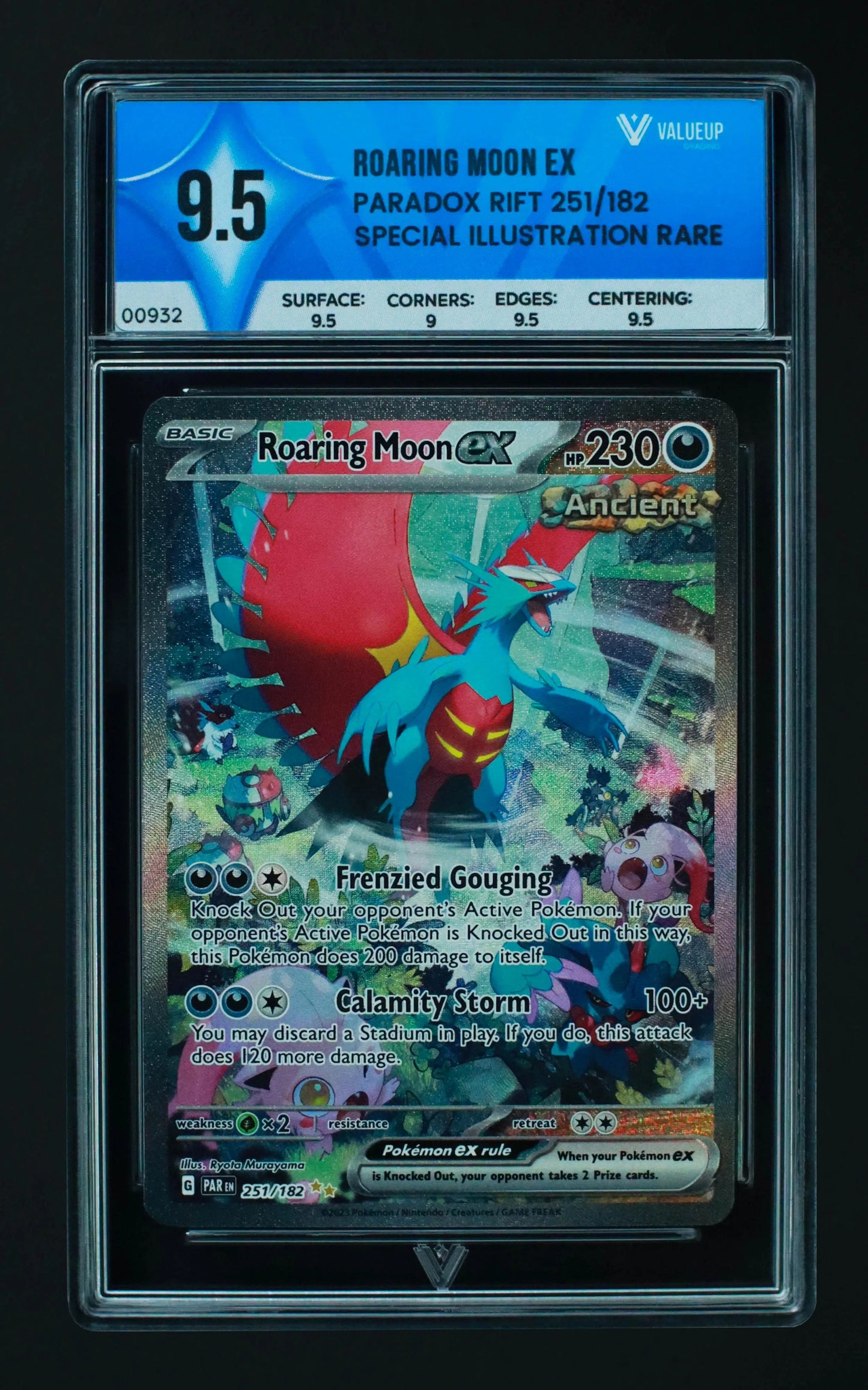 00932 ROARING MOON EX Grading Card