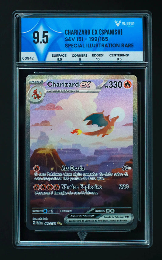 00942 CHARIZARD EX (SPANISH) Grading Card