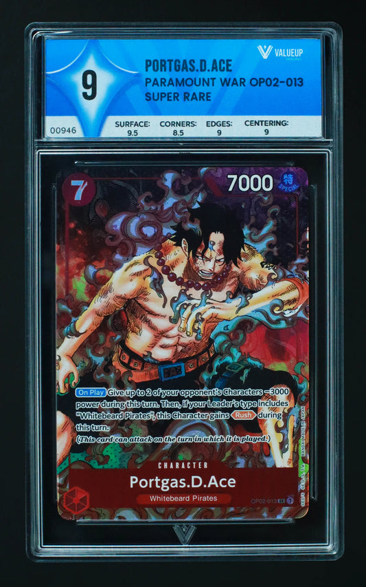 00946 PORTGAS .D.ACE Grading Card