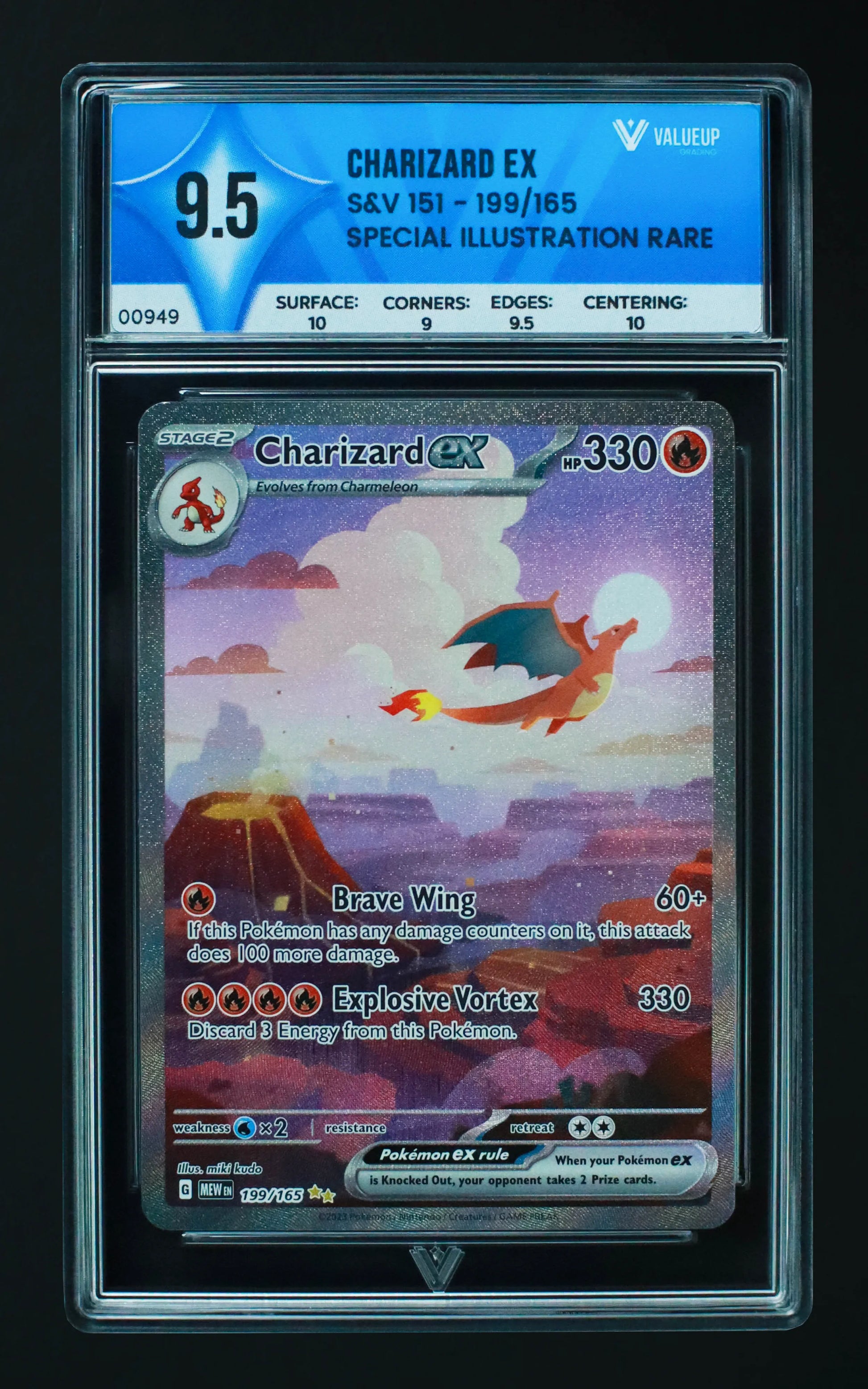 00949 CHARIZARD EX Grading Card