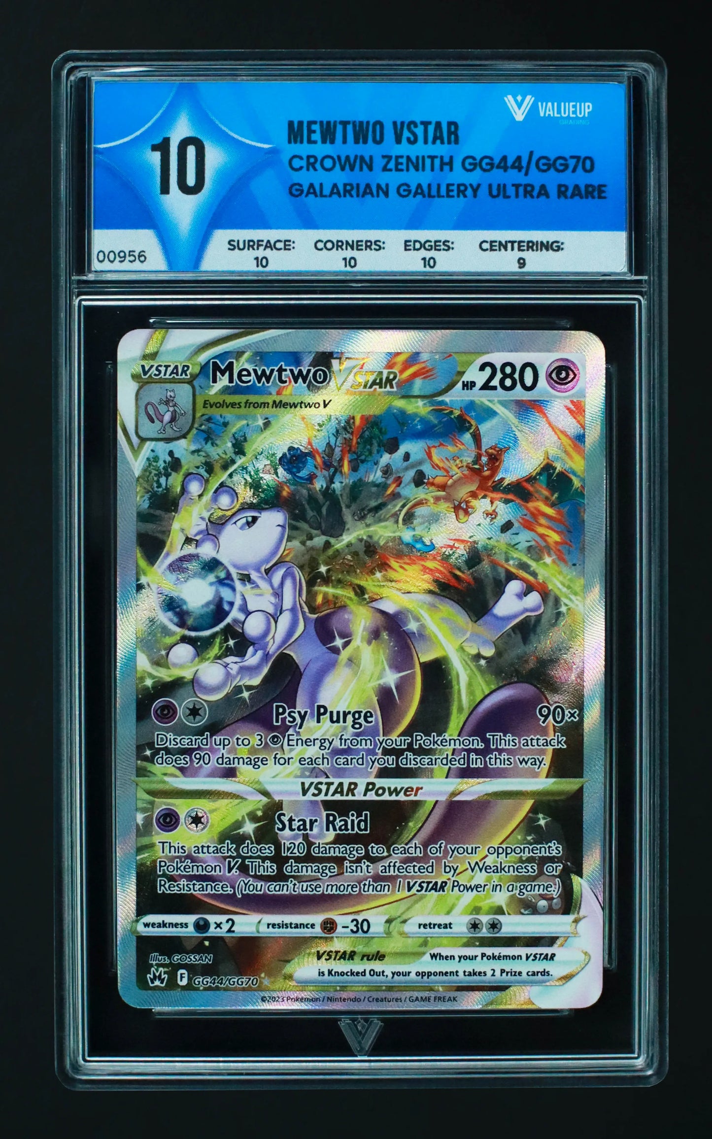 00956 MEWTWO VSTAR Grading Card