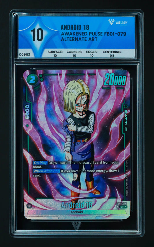 00963 ANDROID 18 Grading Card