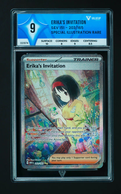 00974 ERIKA'S INVITATION Grading Card