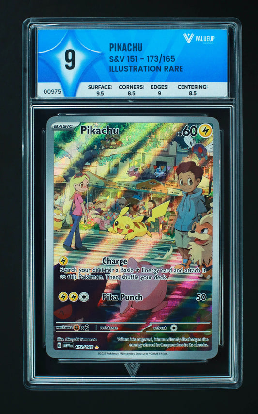 00975 PIKACHU Grading Card