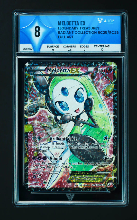 00982 MELOETTA EX Grading Card
