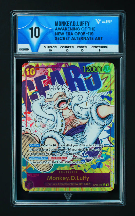 00989 MONKEY.D.LUFFY Grading Card