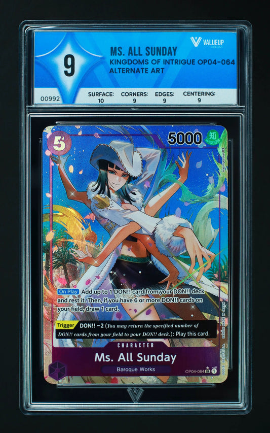 00992 MS. ALL SUNDAY Grading Card