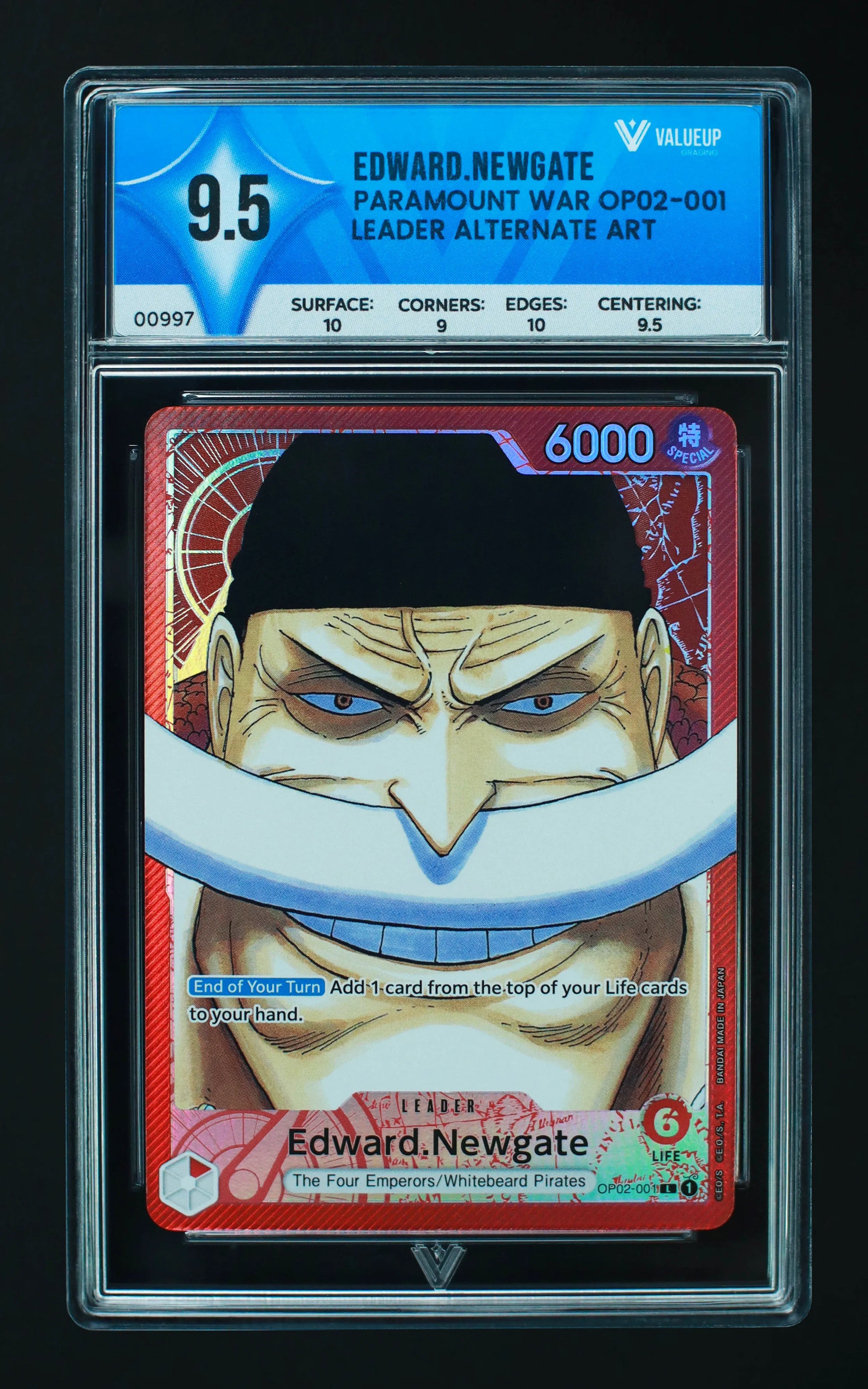 00997 EDWARD.NEWGATE Grading Card