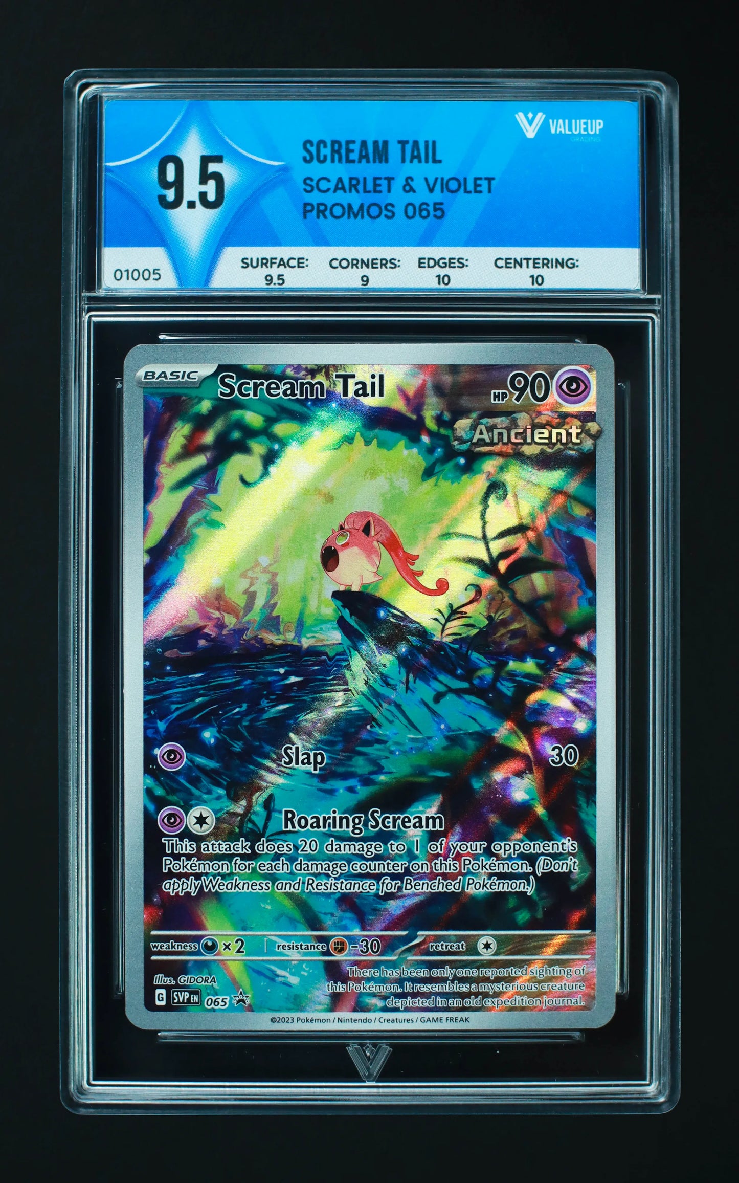 01005 SCREAM TAIL Grading Card