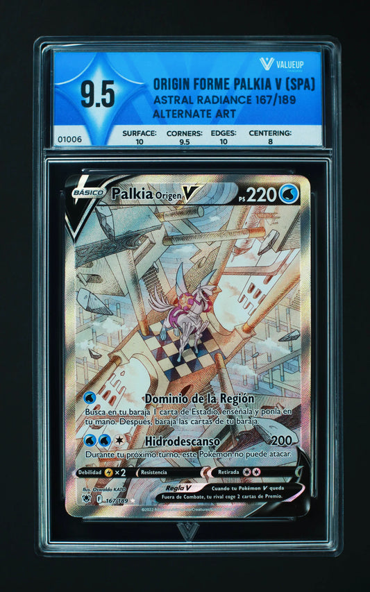 01006 ORIGIN FORME PALKIA V (SPA) Grading Card