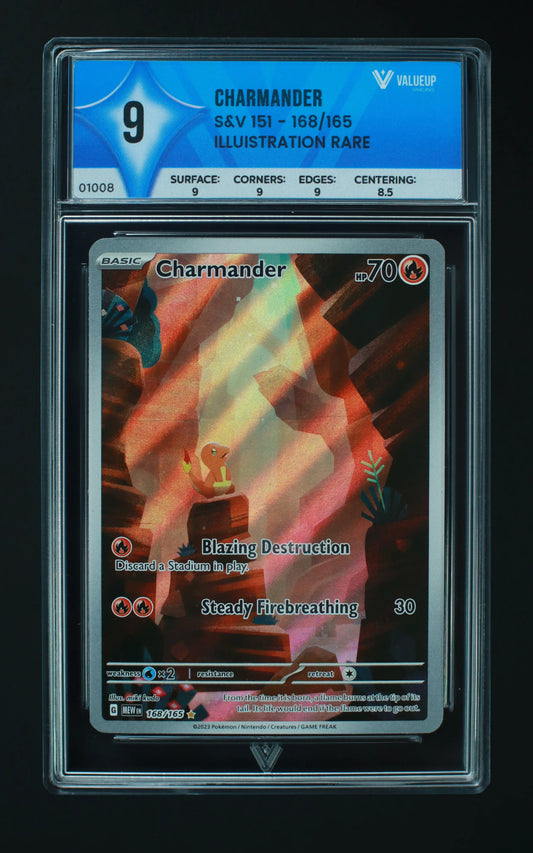 01008 CHARMANDER Grading Card