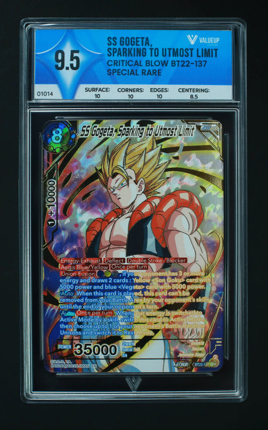 01014 SS GOGETA SPARKING TO UTMOST LIMIT Grading Card