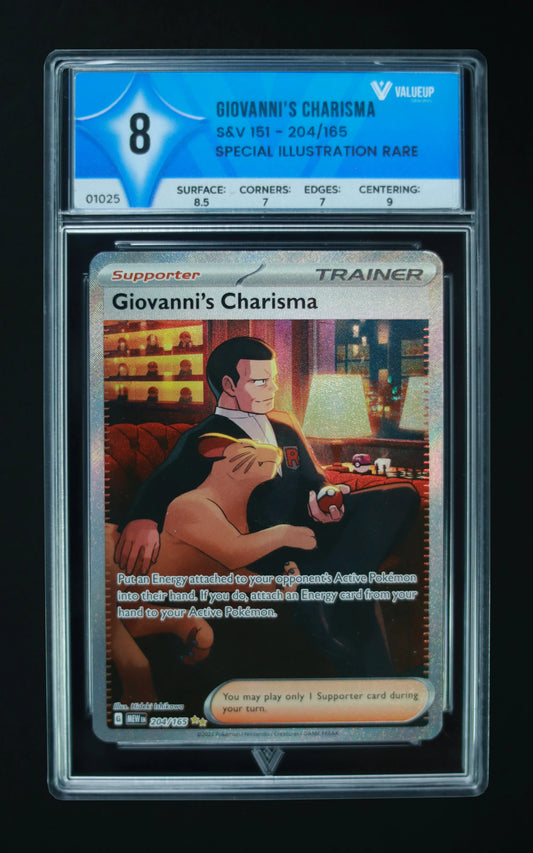 01025 GIOVANNI'S CHARISMA Grading Card