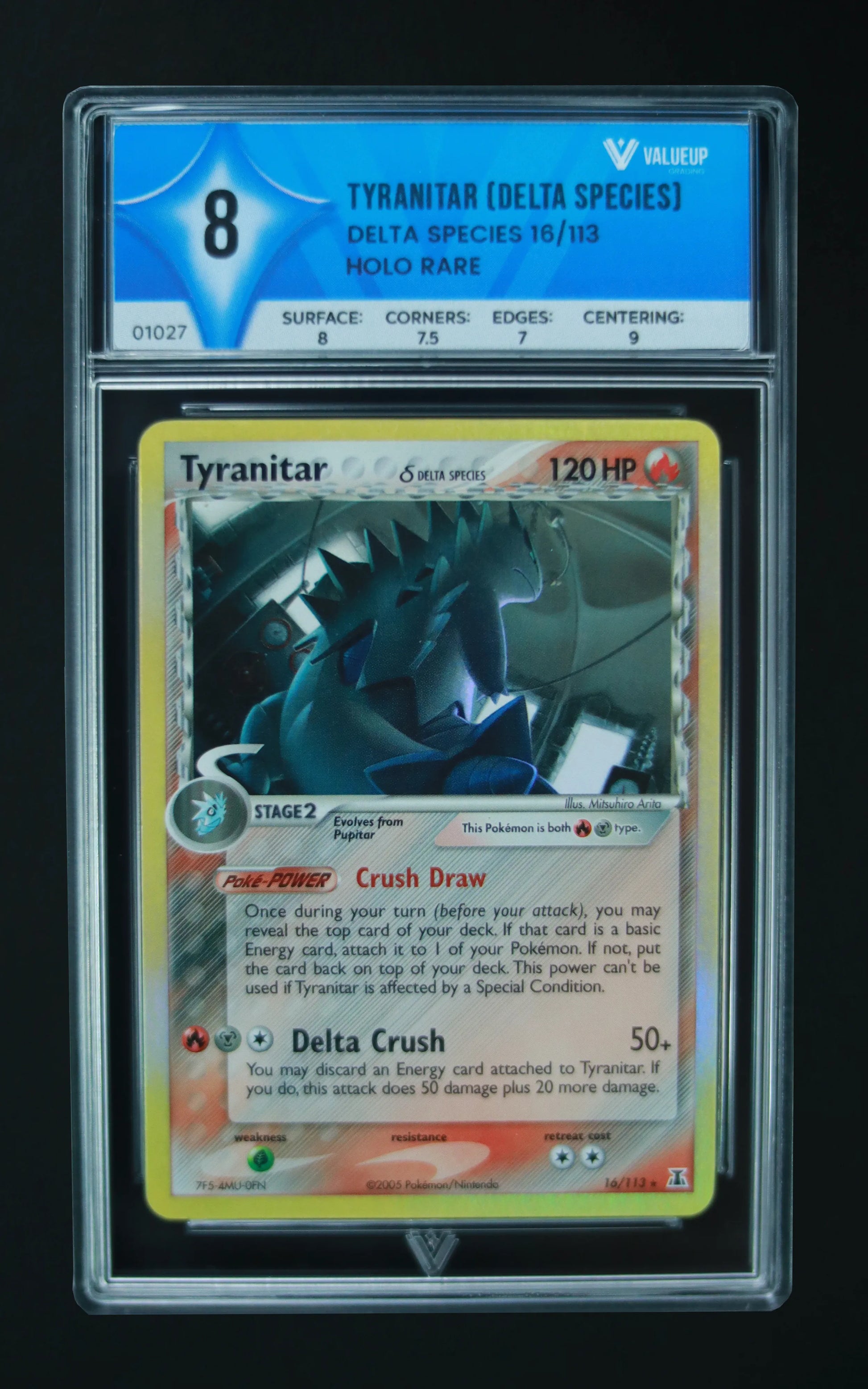 01027 TYRANITAR (DELTA SPECIES) Grading Card