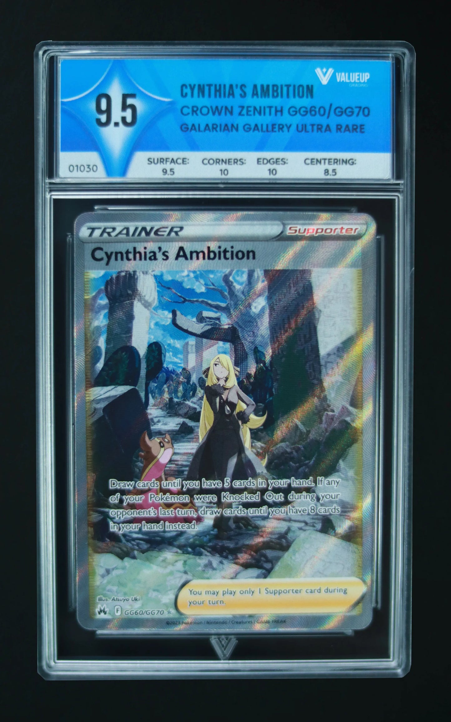 01030 CYNTHIA'S AMBITION Grading Card