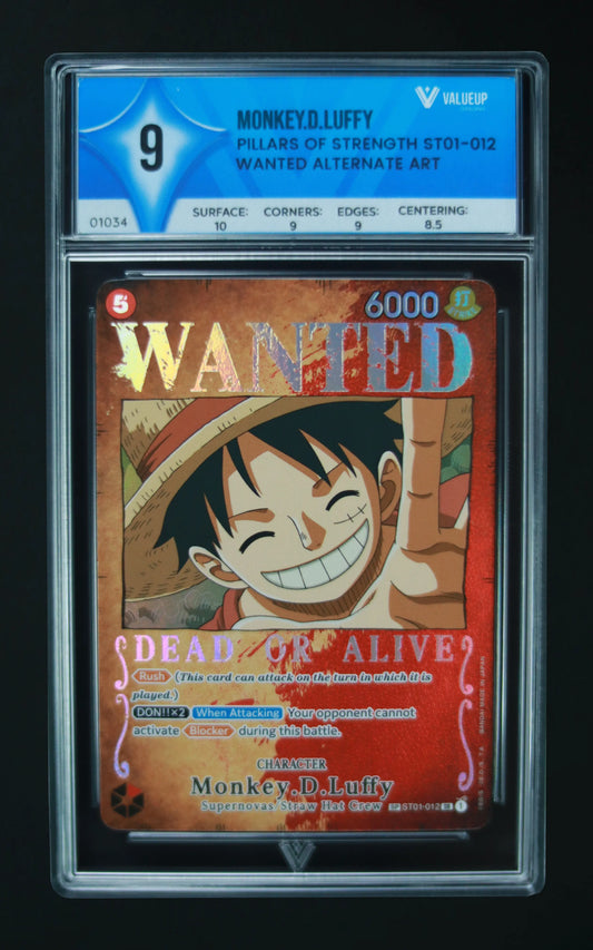 01034 MONKEY.D.LUFFY Grading Card
