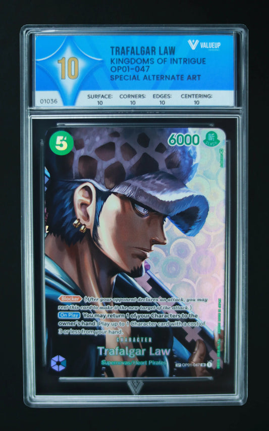 01036 TRAFALGAR LAW Grading Card