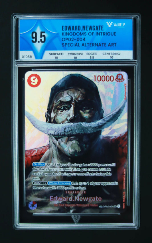 01038 EDWARD.NEWGATE Grading Card