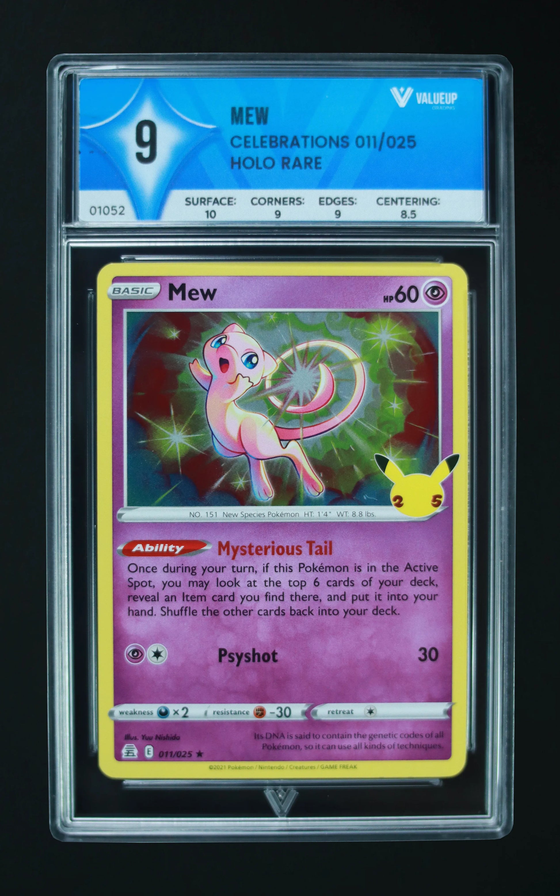 01052 MEW Grading Card