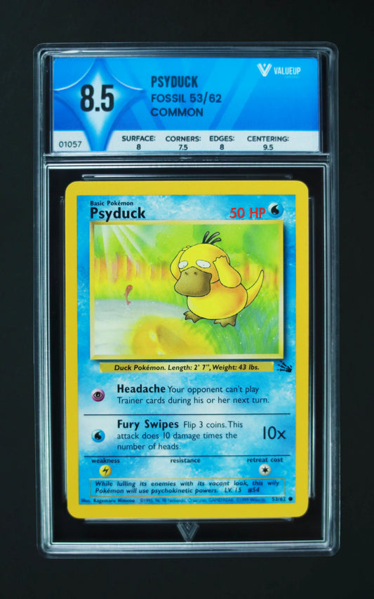 01057 PSYDUCK Grading Card