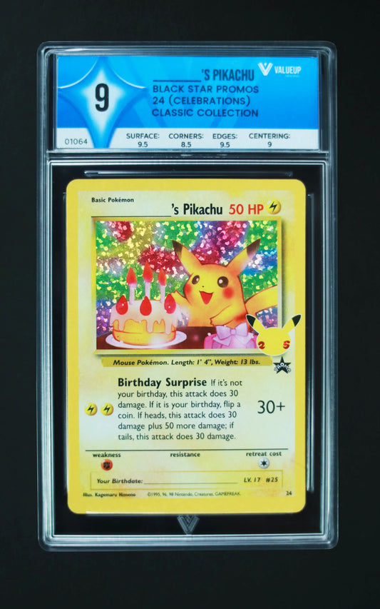 01064 _____'S PIKACHU Grading Card