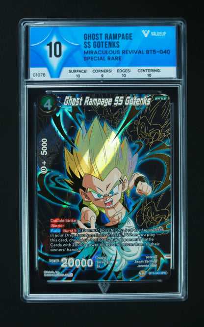 01078 GHOST RAMPAGE SS GOTENKS Grading Card
