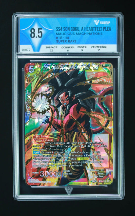01079 SS4 SON GOKU, A HEARTFELT PLEA Grading Card