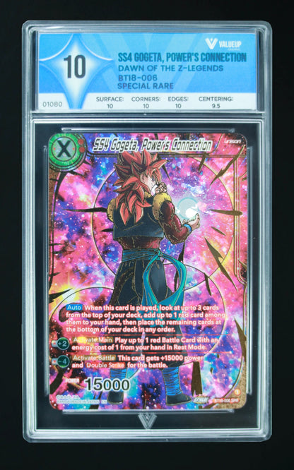 01080 SS4 GOGETA, POWER'S CONNECTION Grading Card