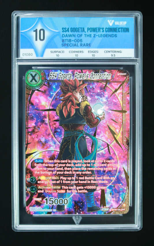 01080 SS4 GOGETA, POWER'S CONNECTION Grading Card
