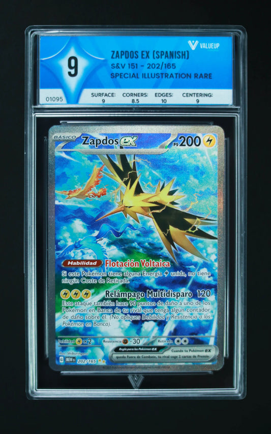 01095 ZAPDOS EX (SPANISH) Grading Card