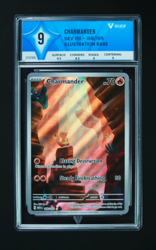 01096 CHARMANDER Grading Card
