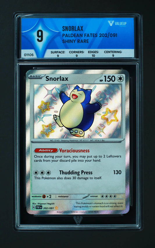 01106 SNORLAX Grading Card