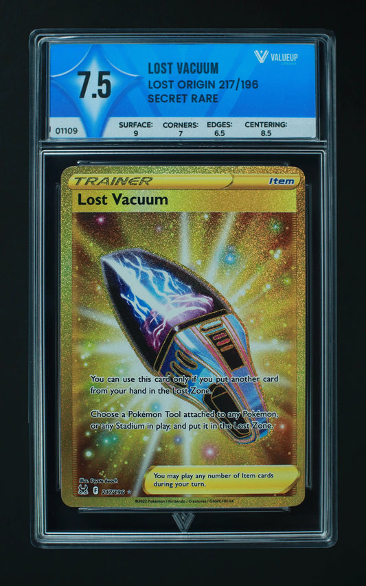 01109 LOST VACUUM Grading Card