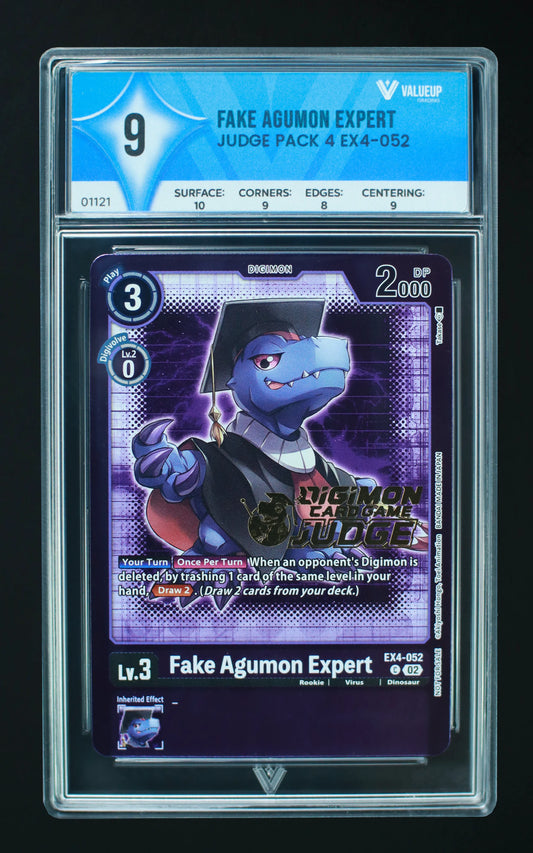 01121 FAKE AGUMON EXPERT Grading Card