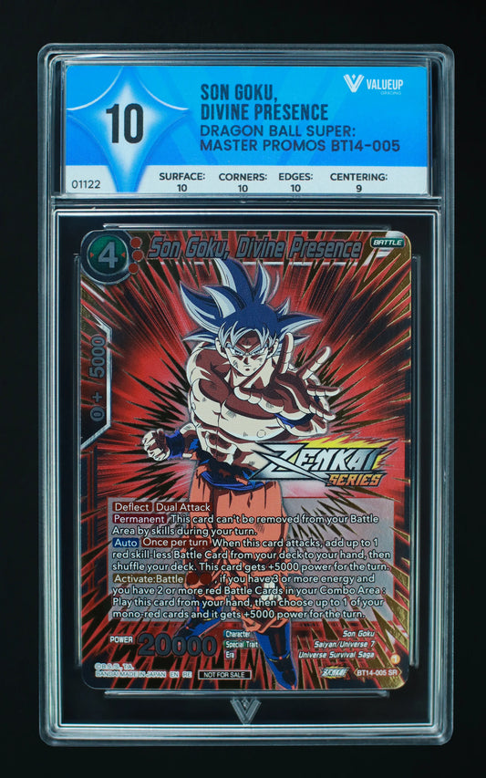 01122 SON GOKU, DIVINE PRESENCE Grading Card