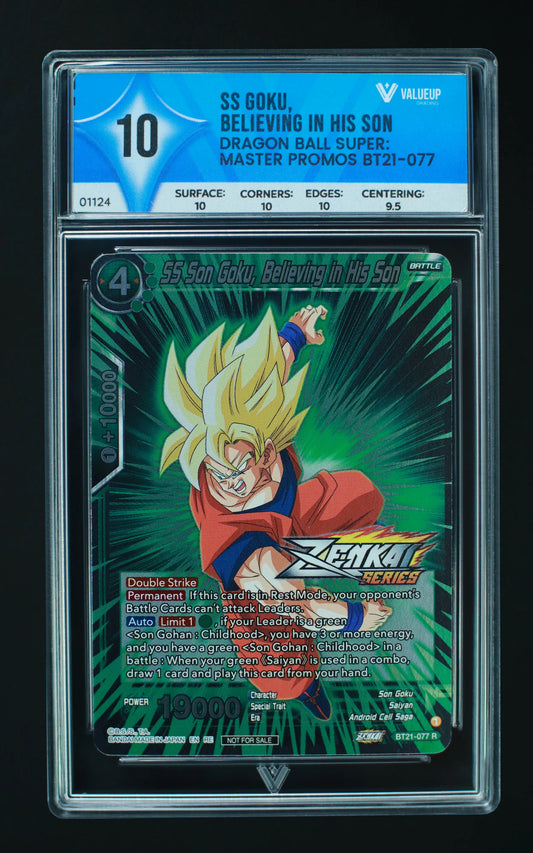 01124 SS GOKU, BELIEVING IN HIS SON Grading Card