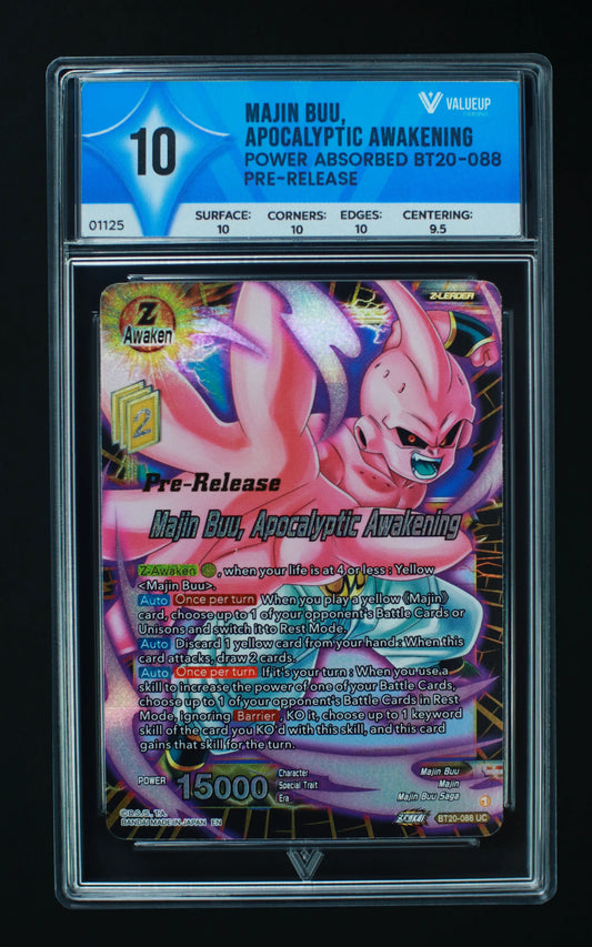 01125 MAJIN BUU, APOCALYPTIC AWAKENING Grading Card